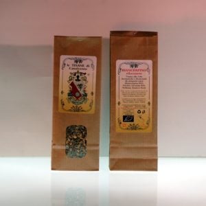 50g food paper bag for herbal tea mixture